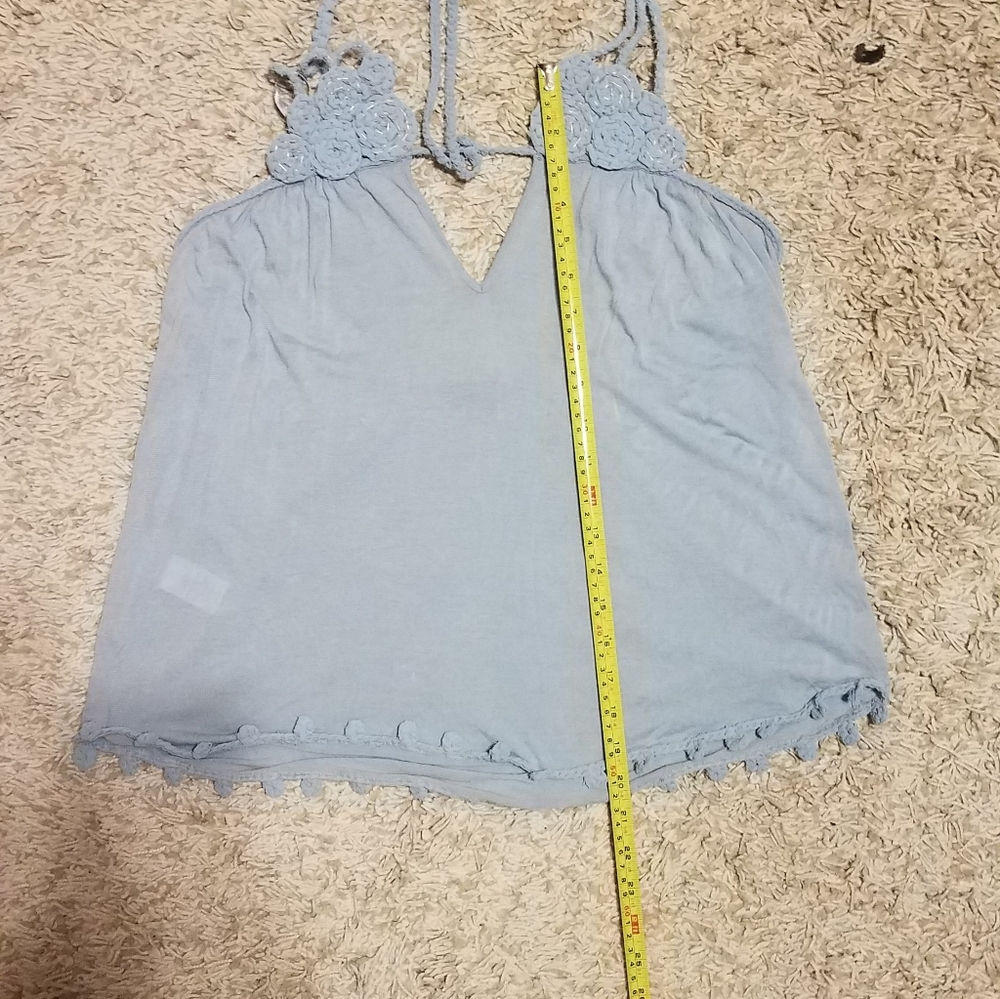 BCBG blue halter top L - Picture 6 of 12